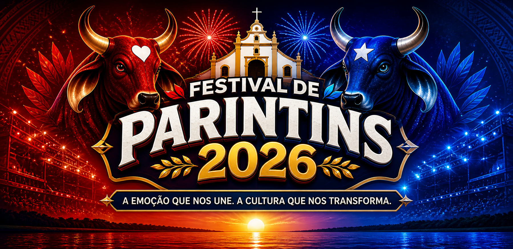 Festival de Parintins 2026 — Boi Garantido e Boi Caprichoso